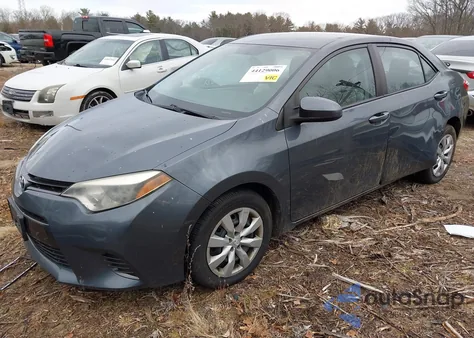 2016 Toyota Corolla Le from USA, damaged, VIN 2T1BURHE8GC531433